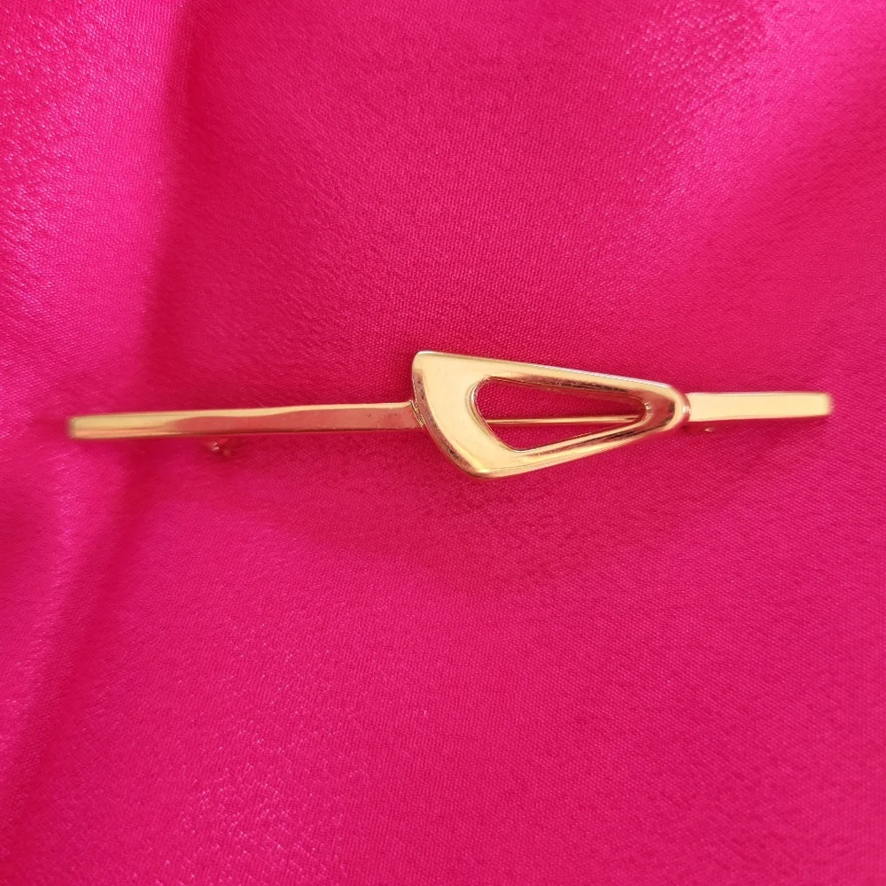 Trio of Monet Brooches ~ 1990s ~ Y2K ~ Gold-tone ~ Abstract ~ Rhinestone…